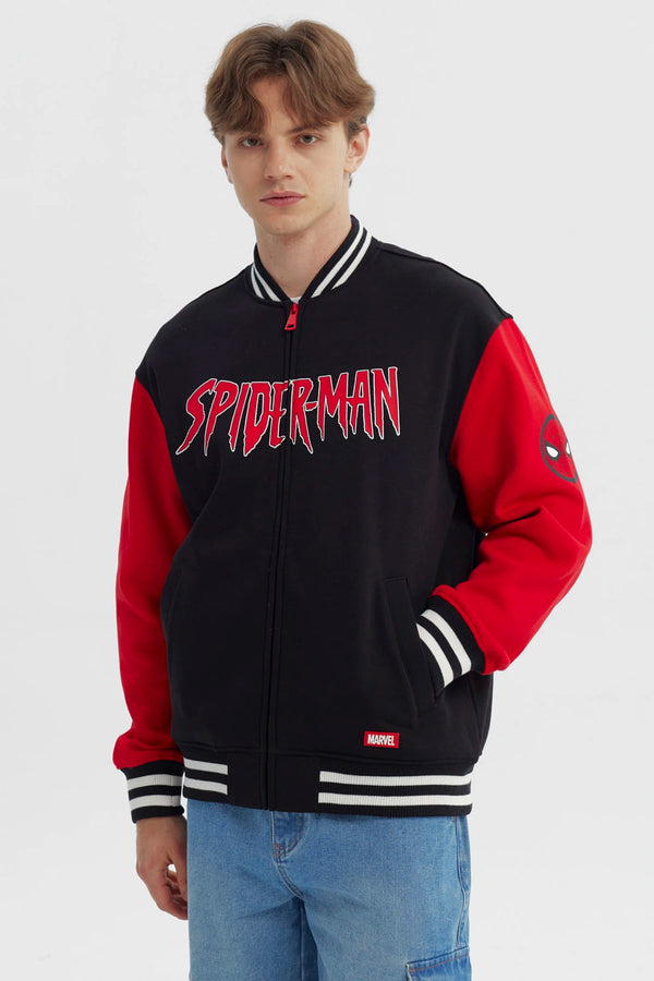 Polerón Spiderman Negro