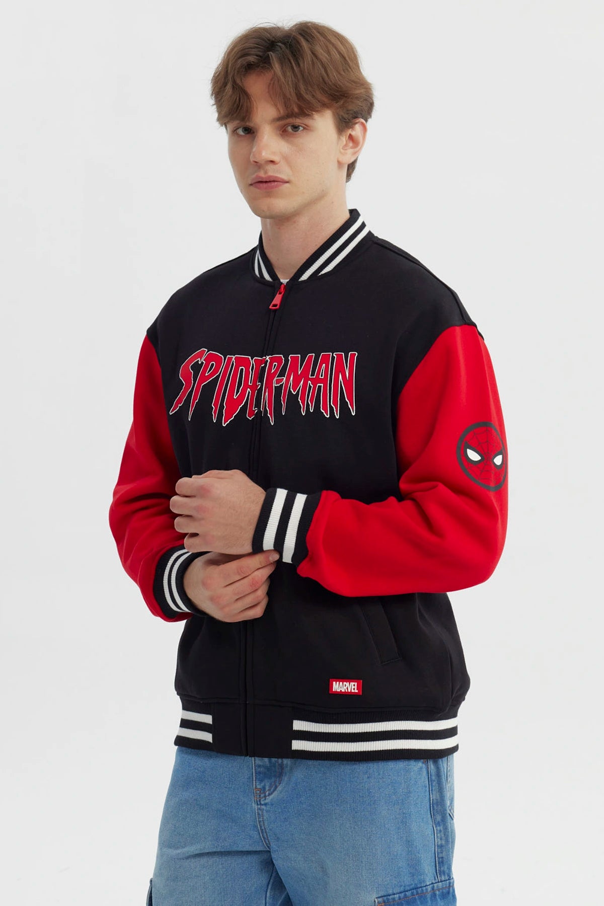 Polerón Spiderman Negro