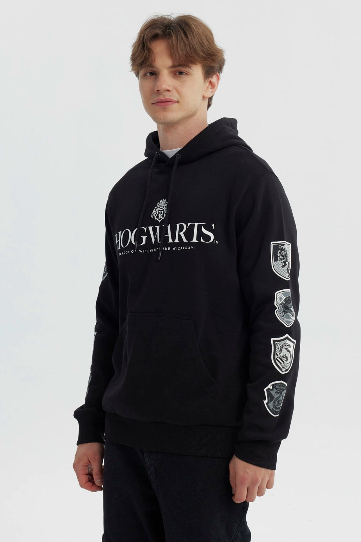 Polerón Harry Potter Hogwarts Negro
