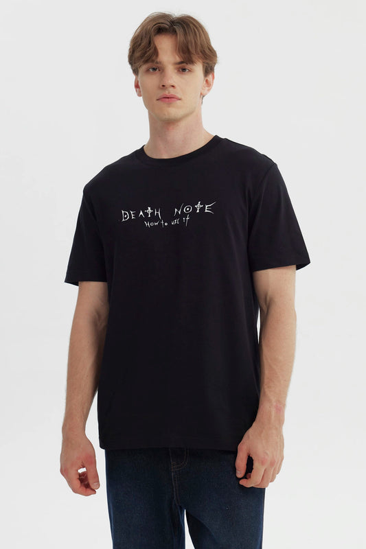 Polera Death Note Negra