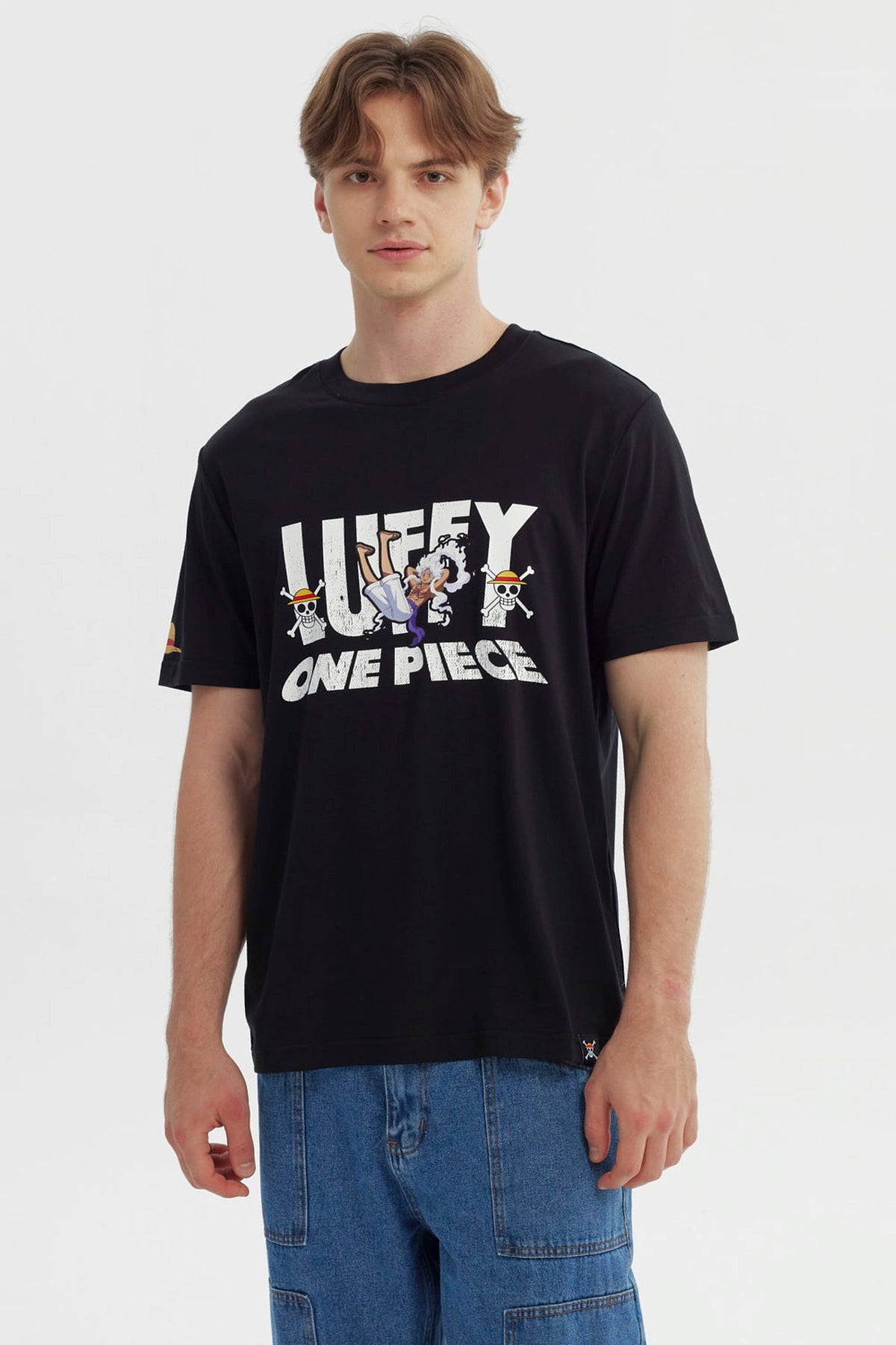 Polera One Piece Luffy Negra