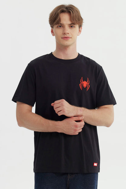 Polera Spiderman Negra