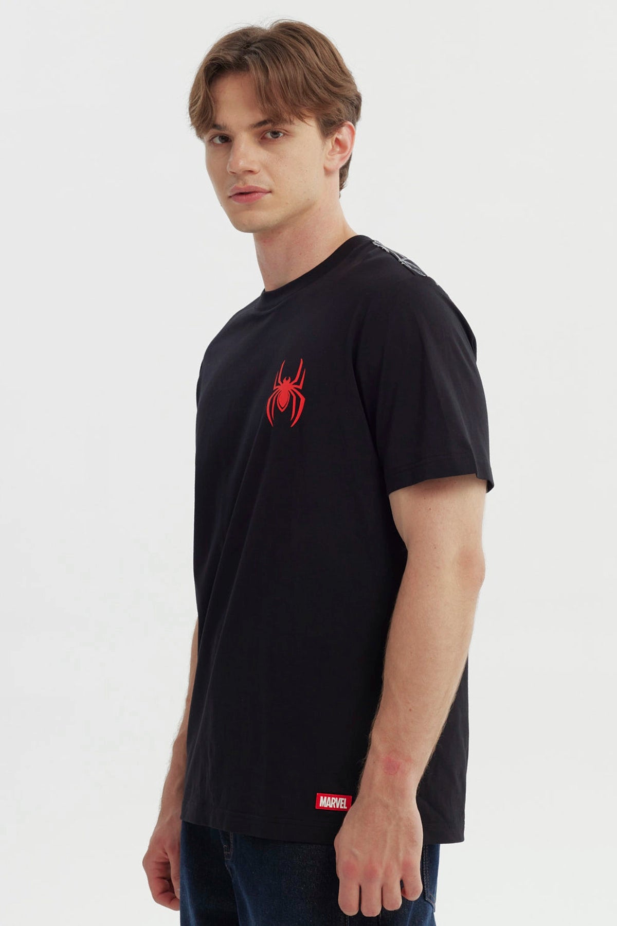 Polera Spiderman Negra