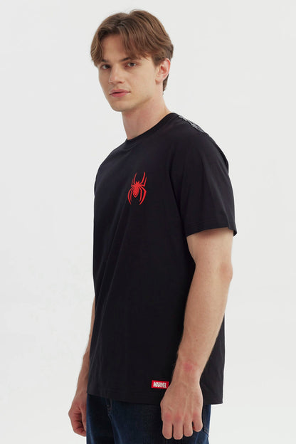 Polera Spiderman Negra