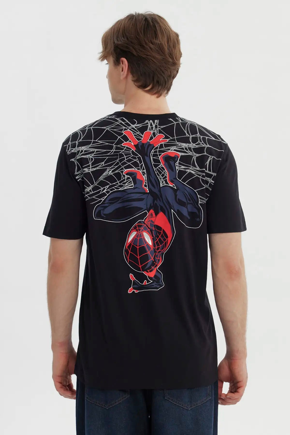 Polera Spiderman Negra