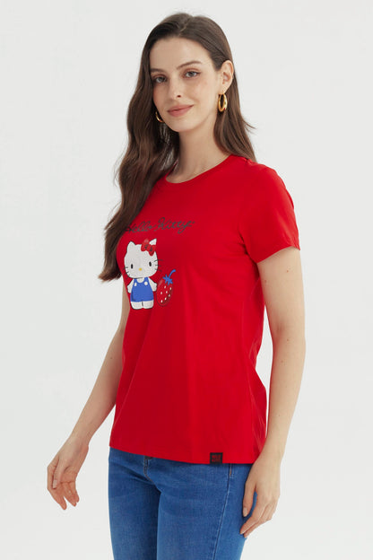 Polera Hello Kitty Roja