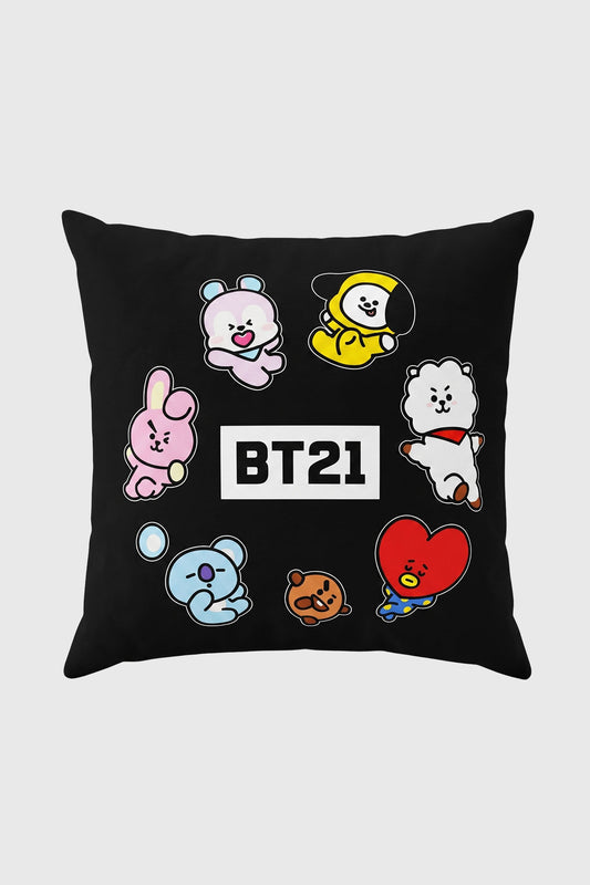 Cojín Bt21 Negro