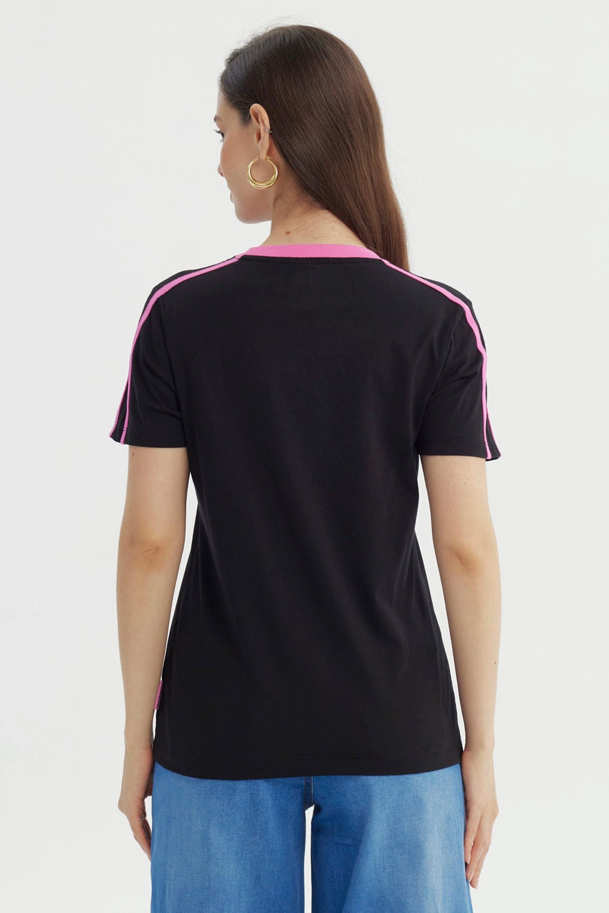 Polera Mujer Helga Hey Arnold Negra