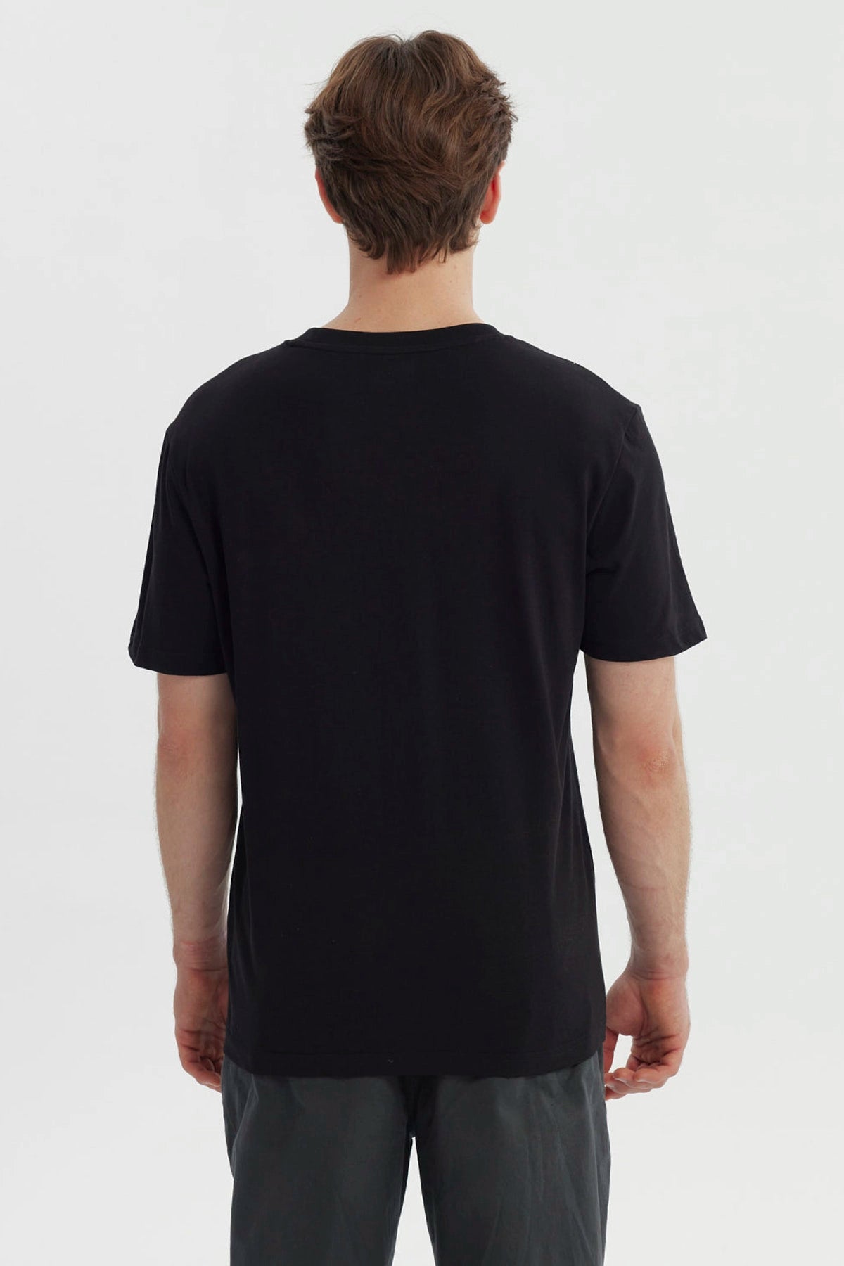 Polera Hombre Spiderman Negra