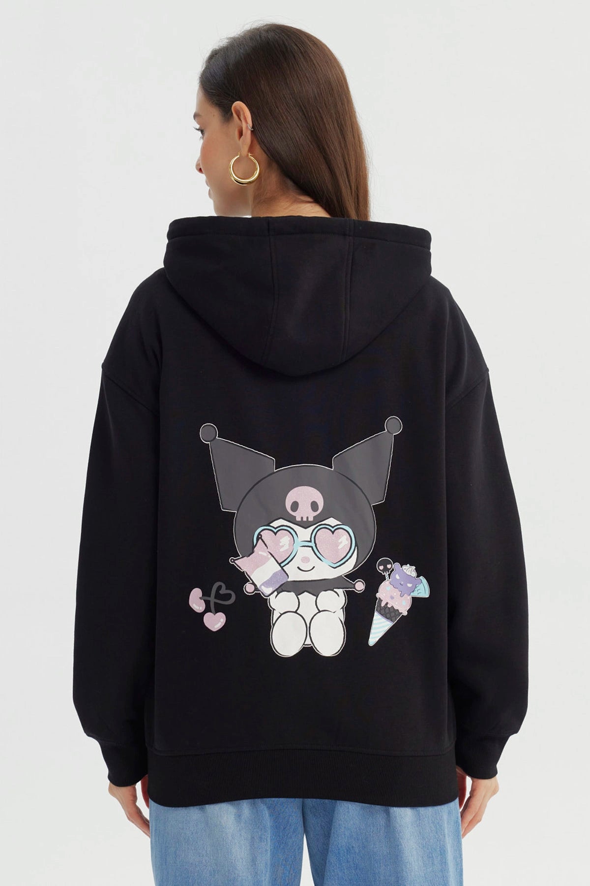 Polerón Kuromi Negro