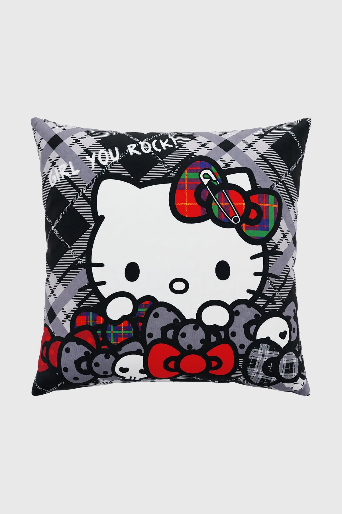 Cojín Hello Kitty Y Sus Amigos Negro