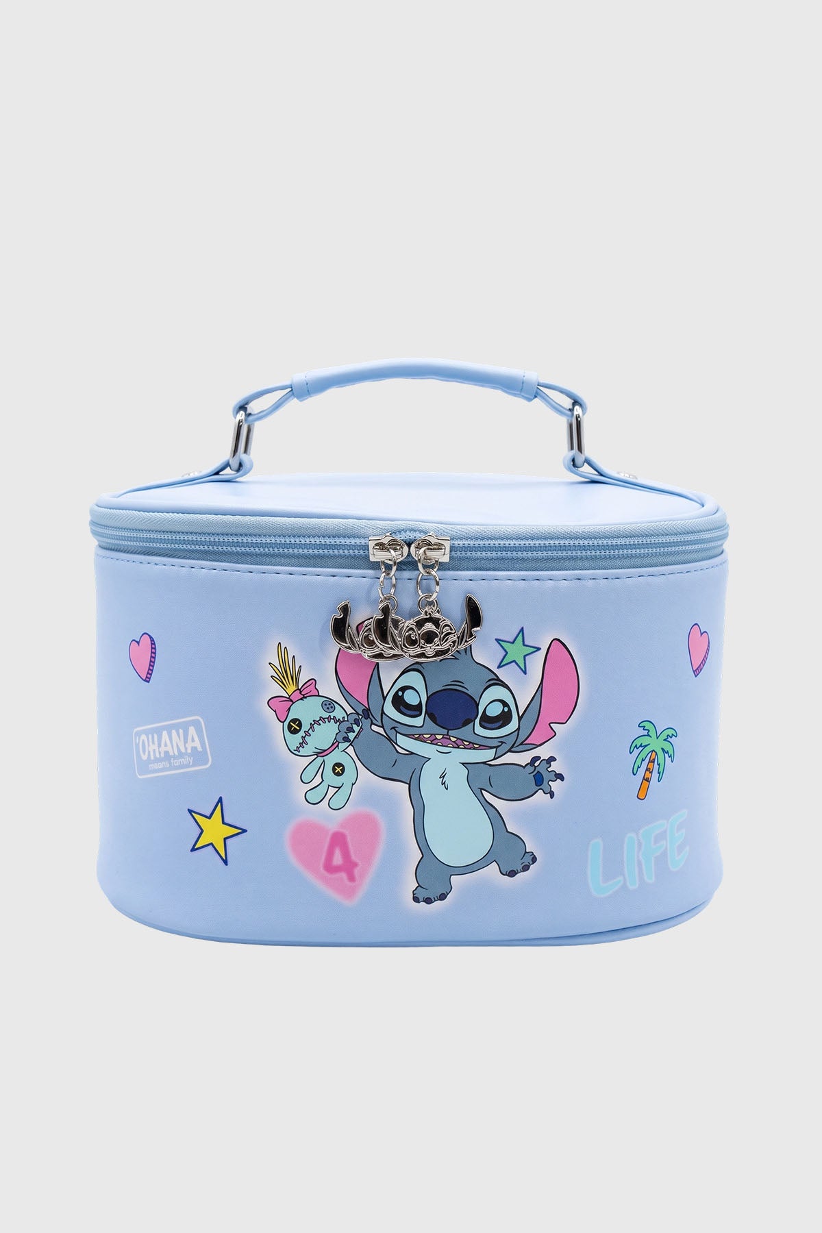 Cosmetiquero Stitch Azul Claro