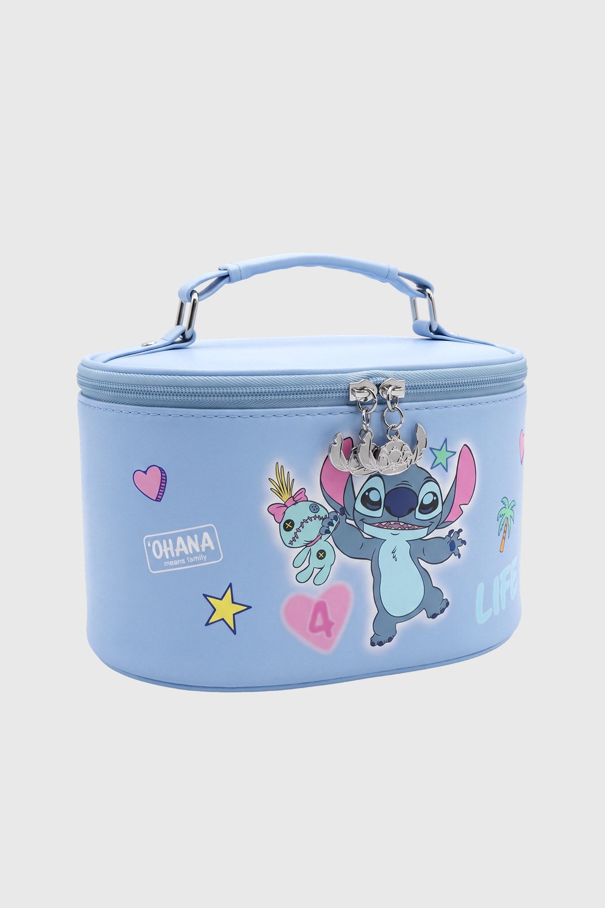 Cosmetiquero Stitch Azul Claro