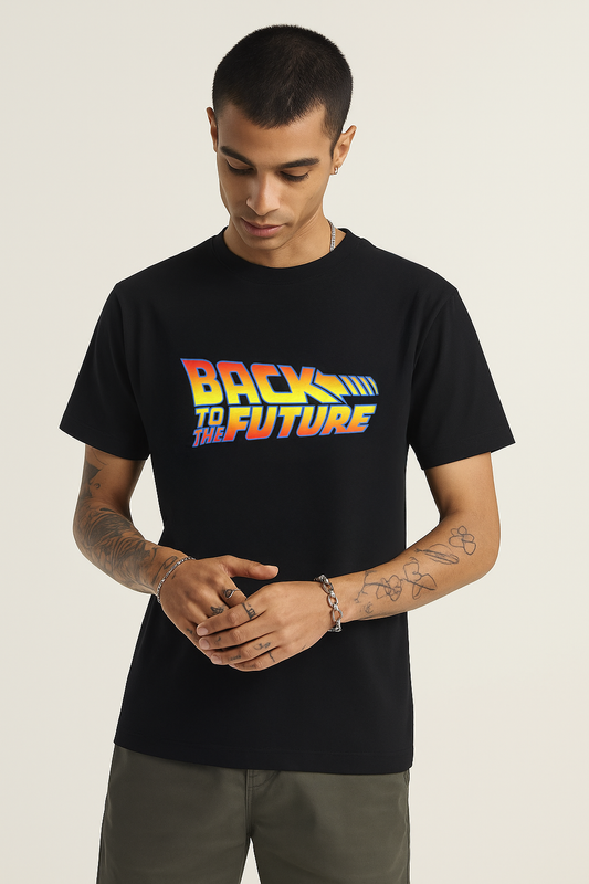 Polera Volver Al Futuro Negra