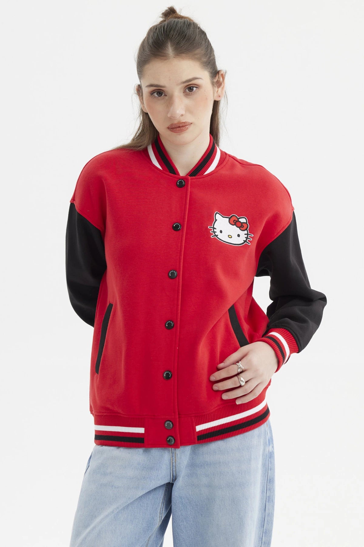Polerón Hello Kitty Rojo