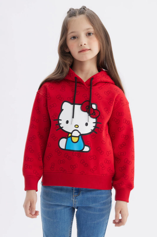 Polerón Hello Kitty Rojo