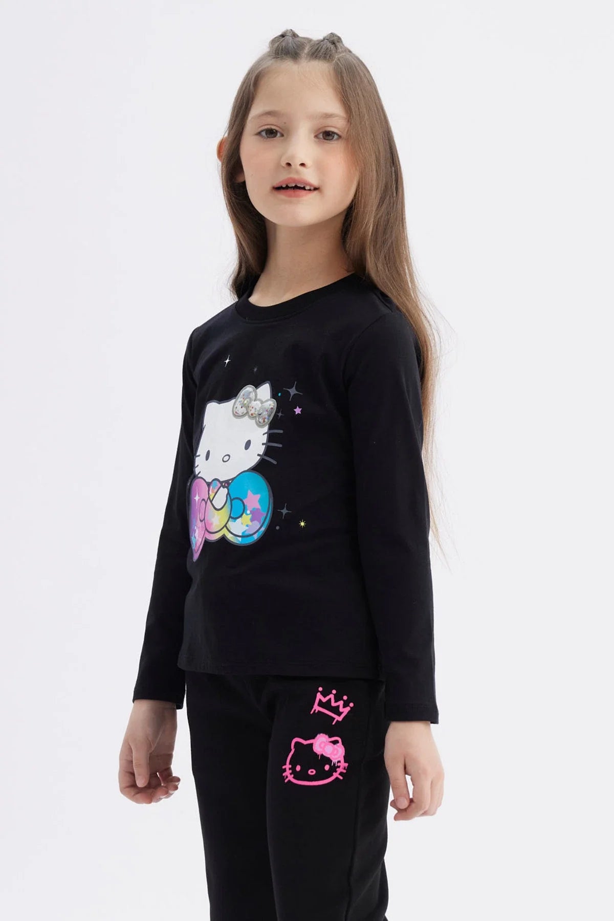 Polera Hello Kitty Negra