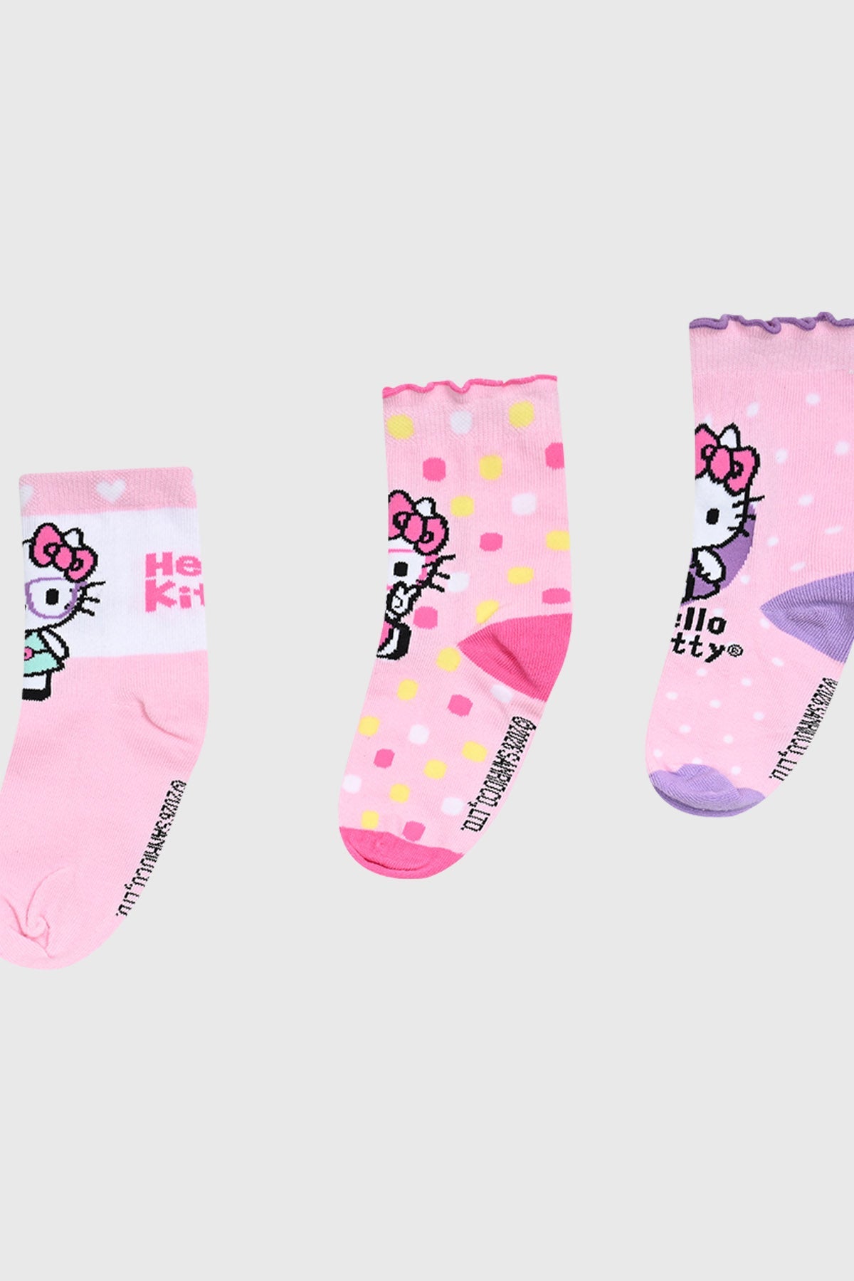 Calcetín Tripack Hello Kitty