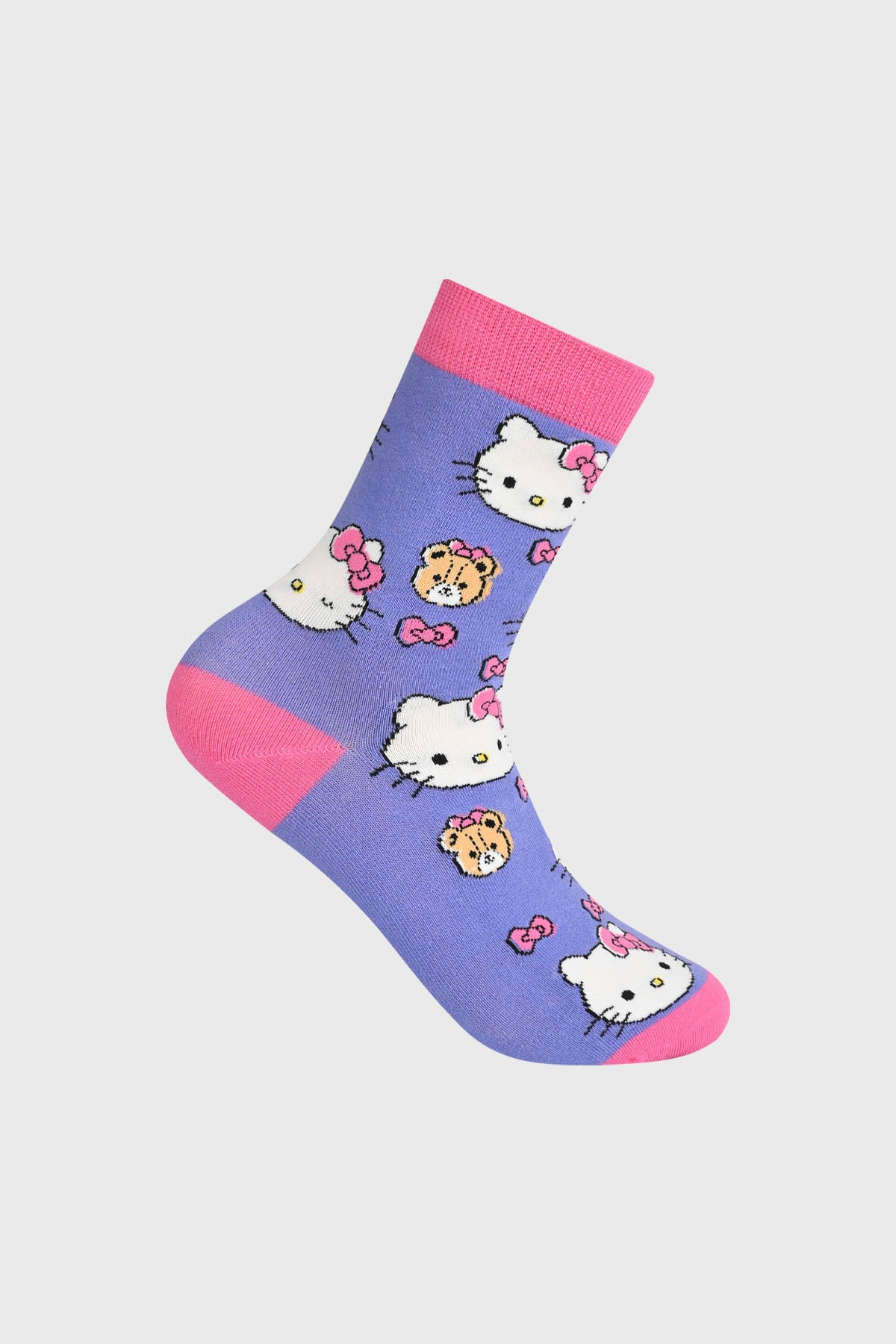 Calcetín Hello Kitty Lila