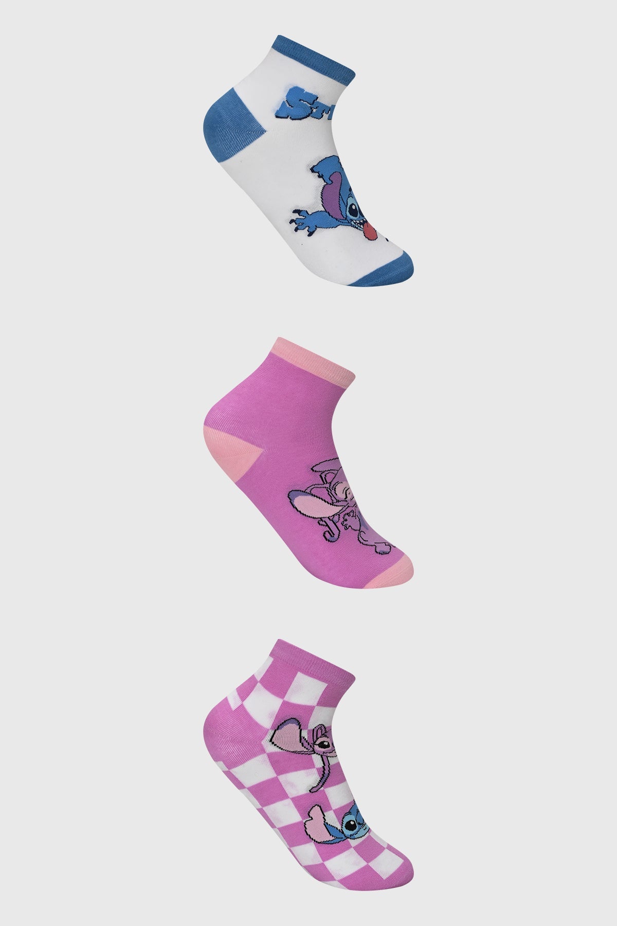 Calceta Tripack Lilo & Stitch