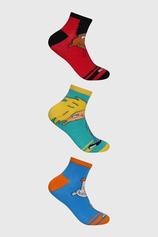 Calcetín Tripack Hey Arnold