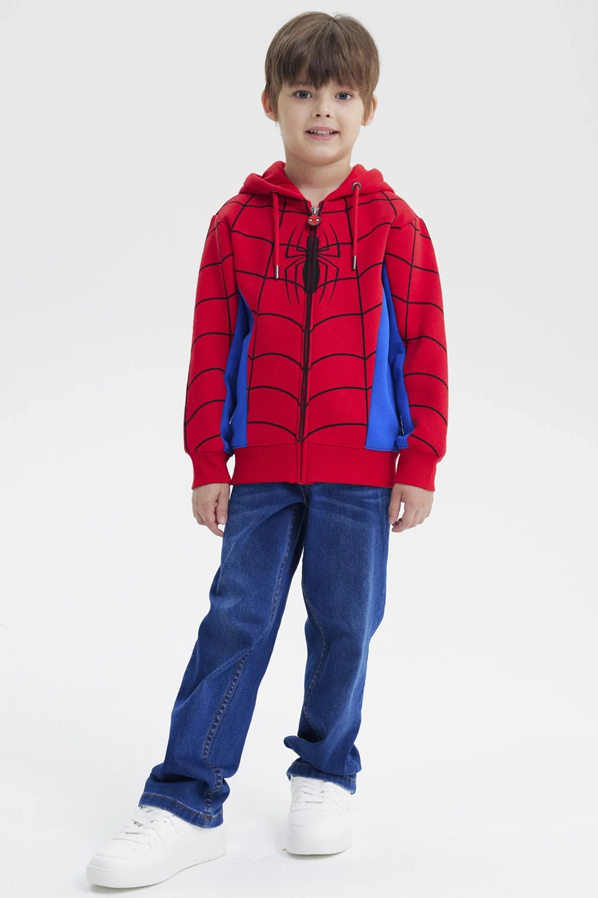 Polerón Spiderman Rojo
