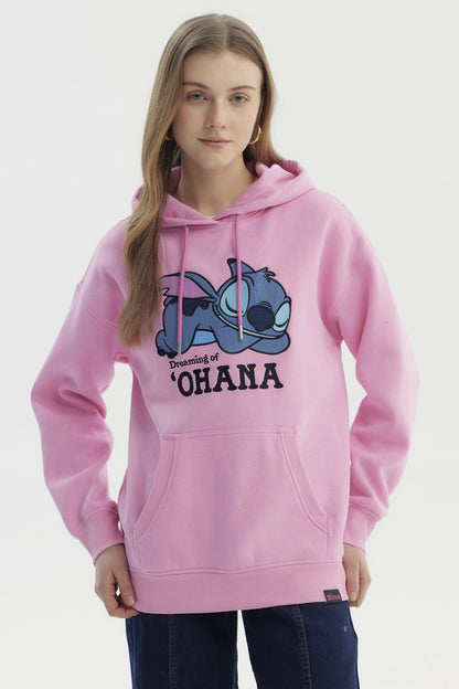 Polerón Lilo & Stitch Rosado
