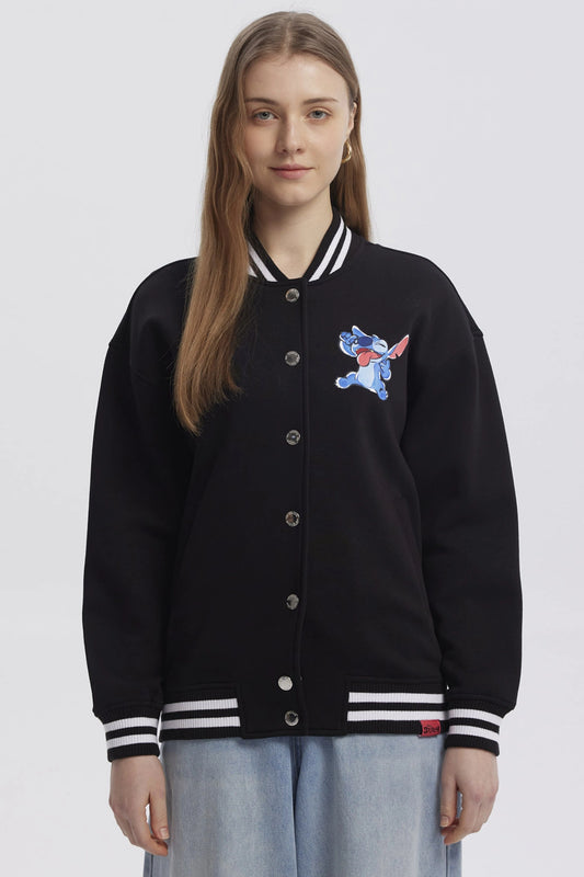 Polerón Lilo & Stitch Negro