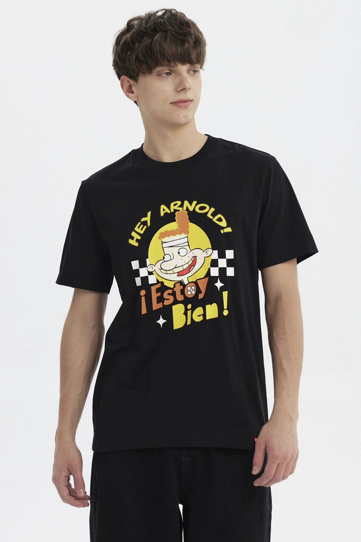 Polera Hey Arnold Eugene Negra