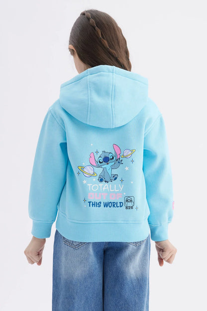 Polerón Stitch Celeste
