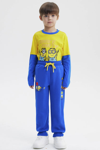 Pantalón Buzo Minions Azul