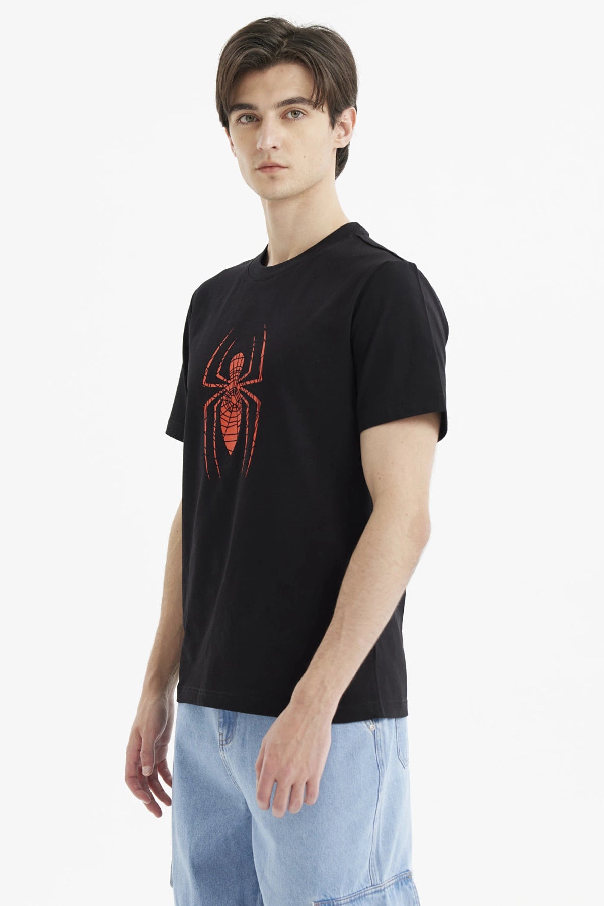 Polera Spiderman Negra