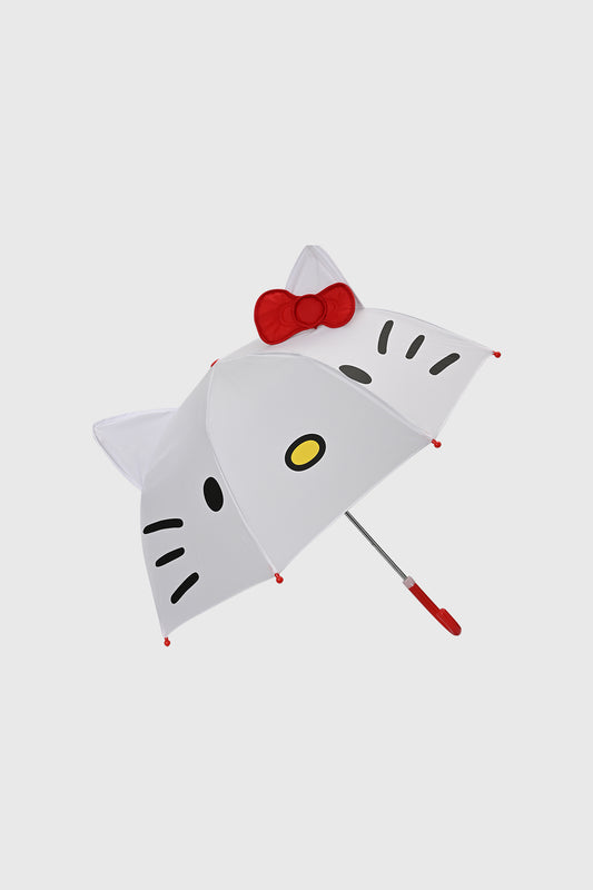 Paraguas Hello Kitty Blanco