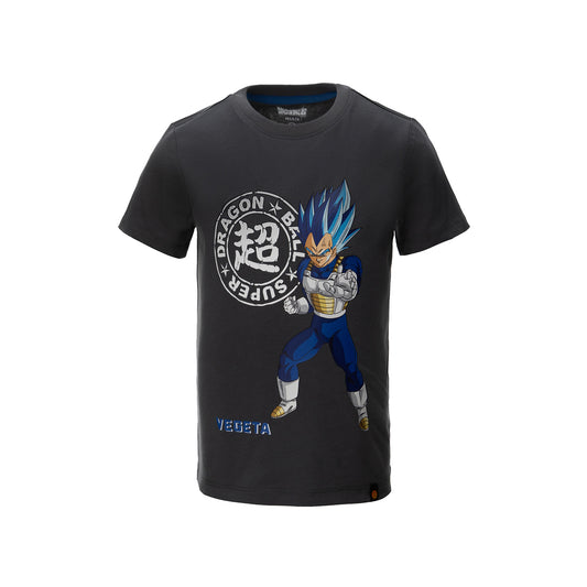 Polera Dragon Ball Vegeta Gris