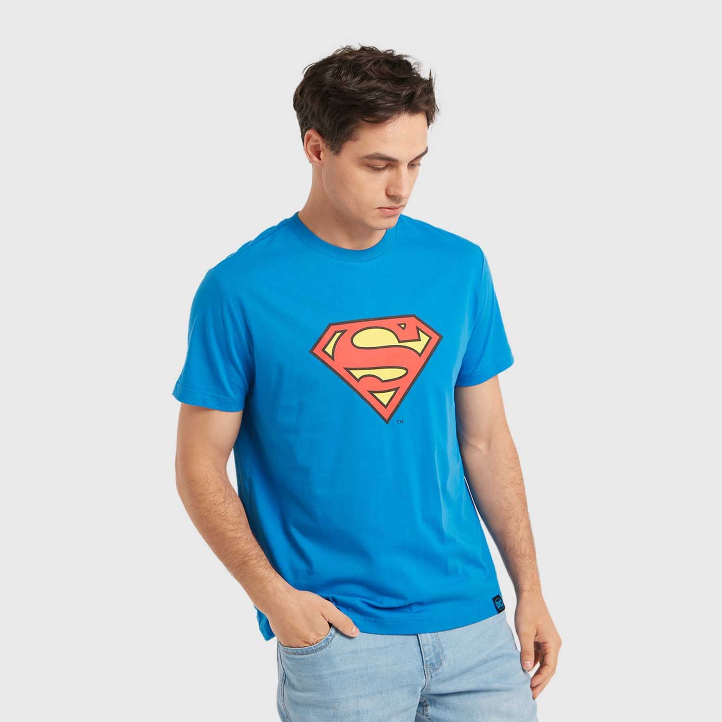 Polera Superman DC Azul