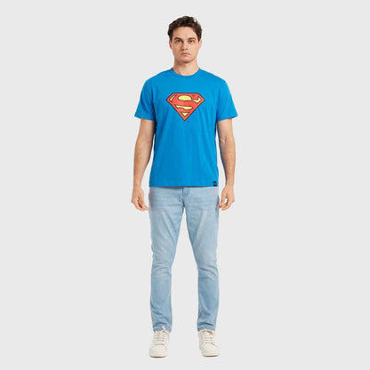 Polera Superman DC Azul