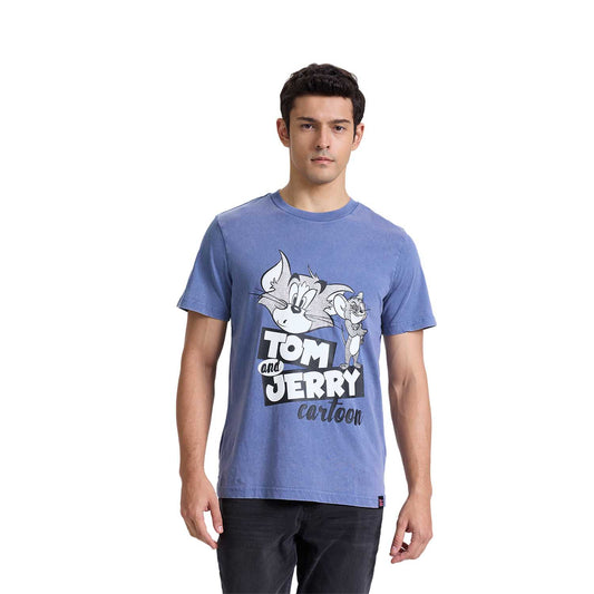 Polera Tom & Jerry Azul