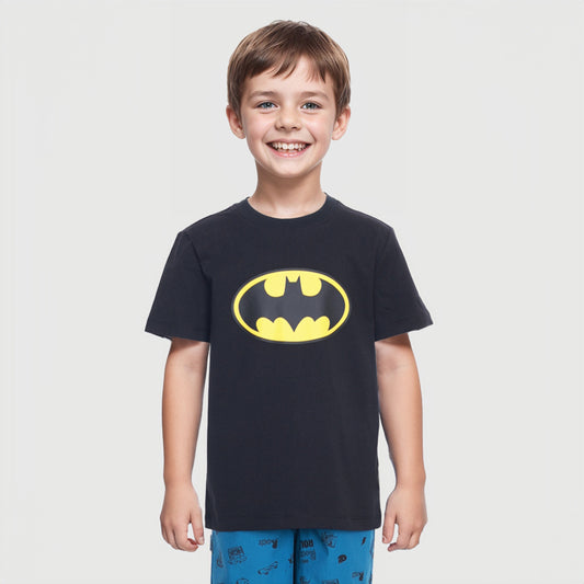 Polera Batman Print Negro