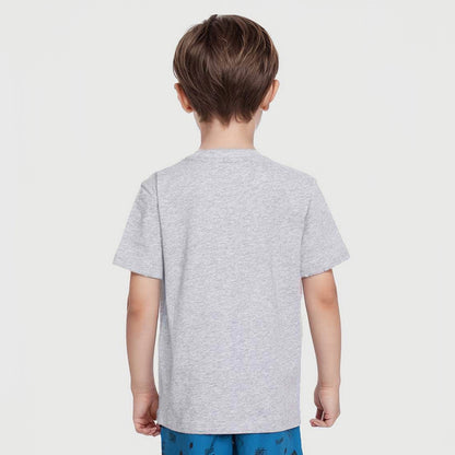 Polera Niño Batman Gris Melange