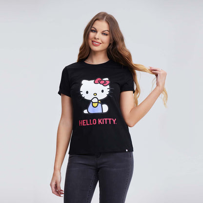 Polera Hello Kitty Negro