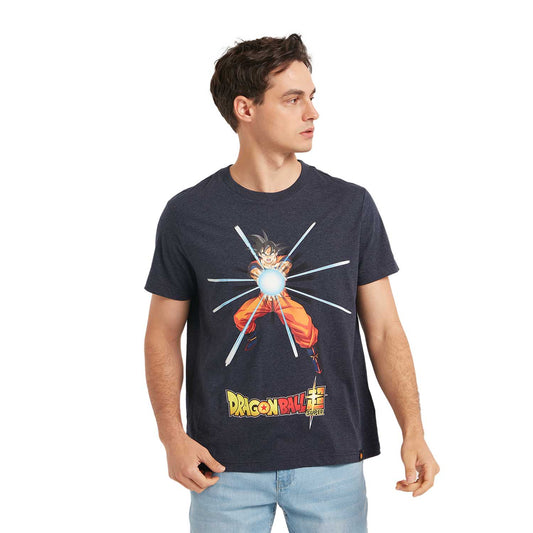 Polera Goku Kamehameha Melange