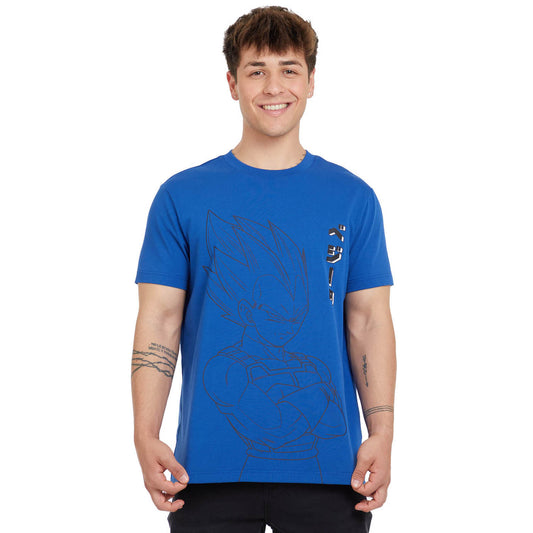 Polera Dragon Ball Vegeta Azul