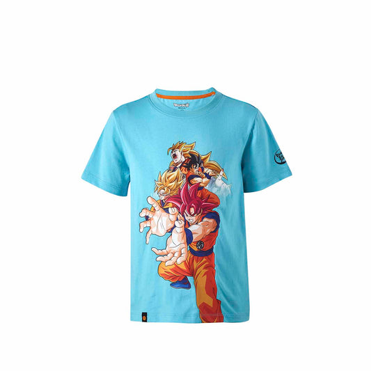 Polera Dragon Ball Goku Celeste