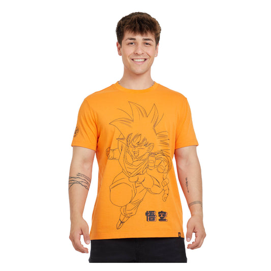 Polera Dragon Ball Goku Naranja