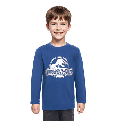 Polera Jurassic World Azul
