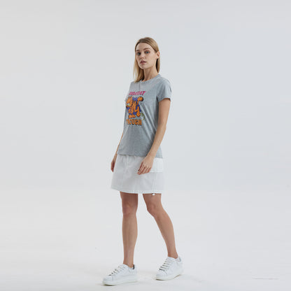 Polera Garfield Gris Melange