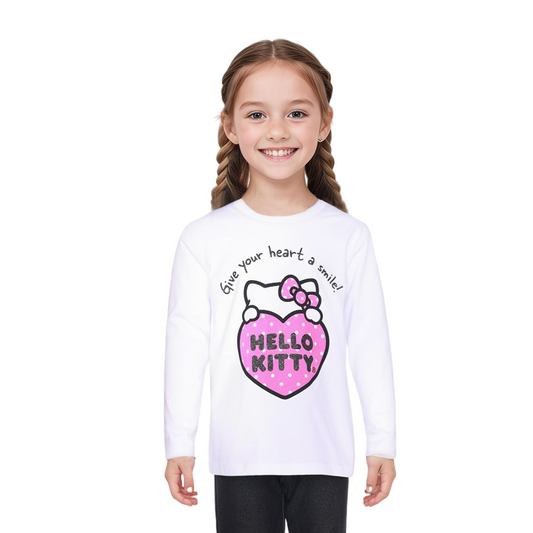 Polera Hello Kitty Blanco