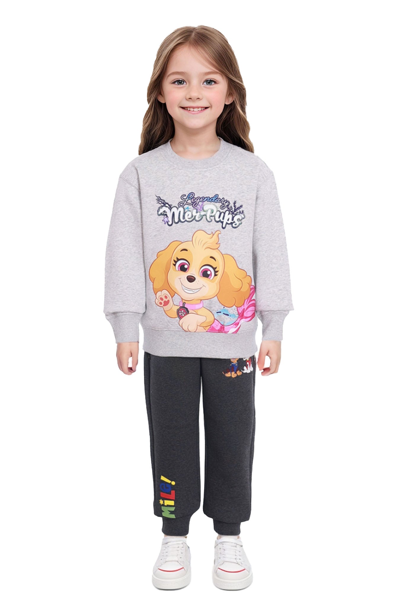 Polerón Paw Patrol Gris Melange Iii