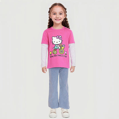 Polera Hello Kitty Morado