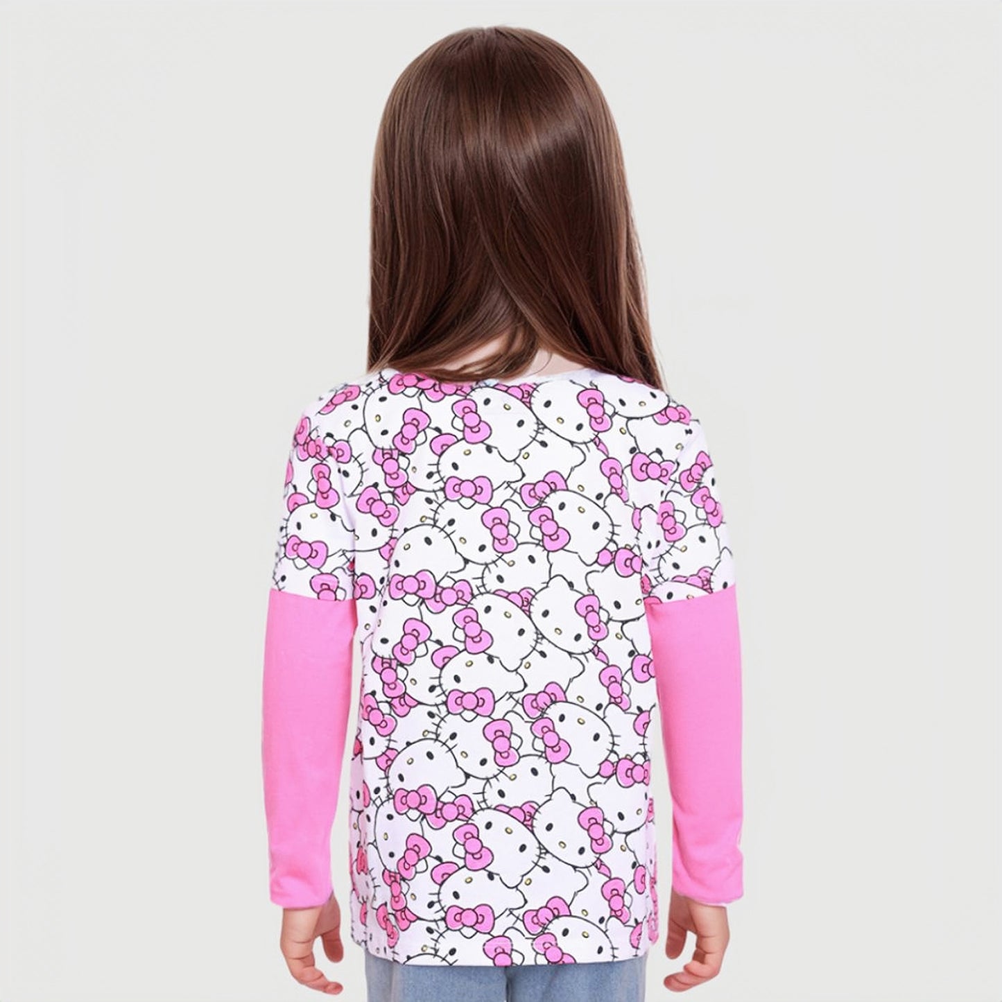 Polera Hello Kitty Kitty Blanco